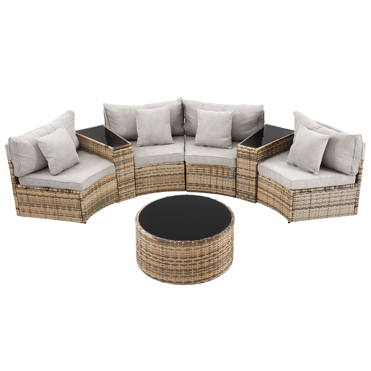 7-Piece Outdoor Set | PE Rattan Furniture