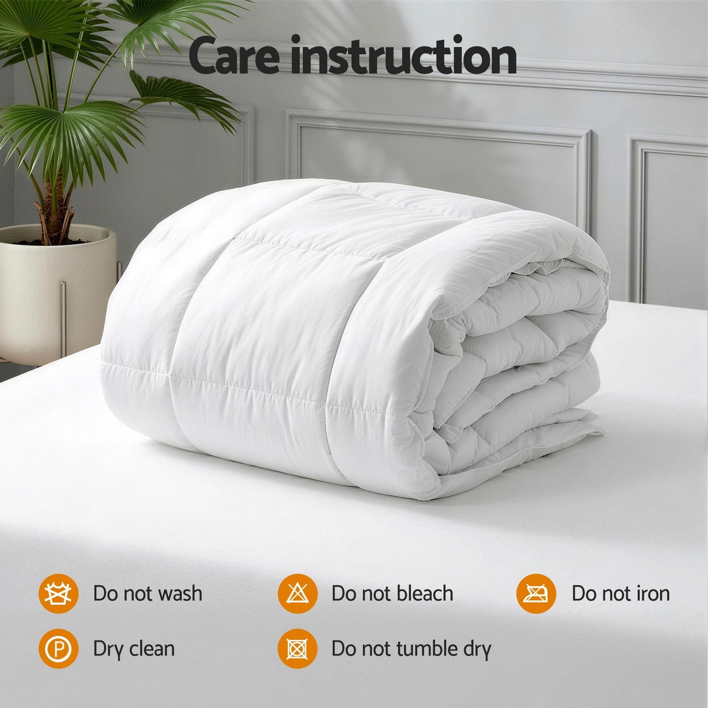 100% Thick Wool Quilt 500GSM- Super King