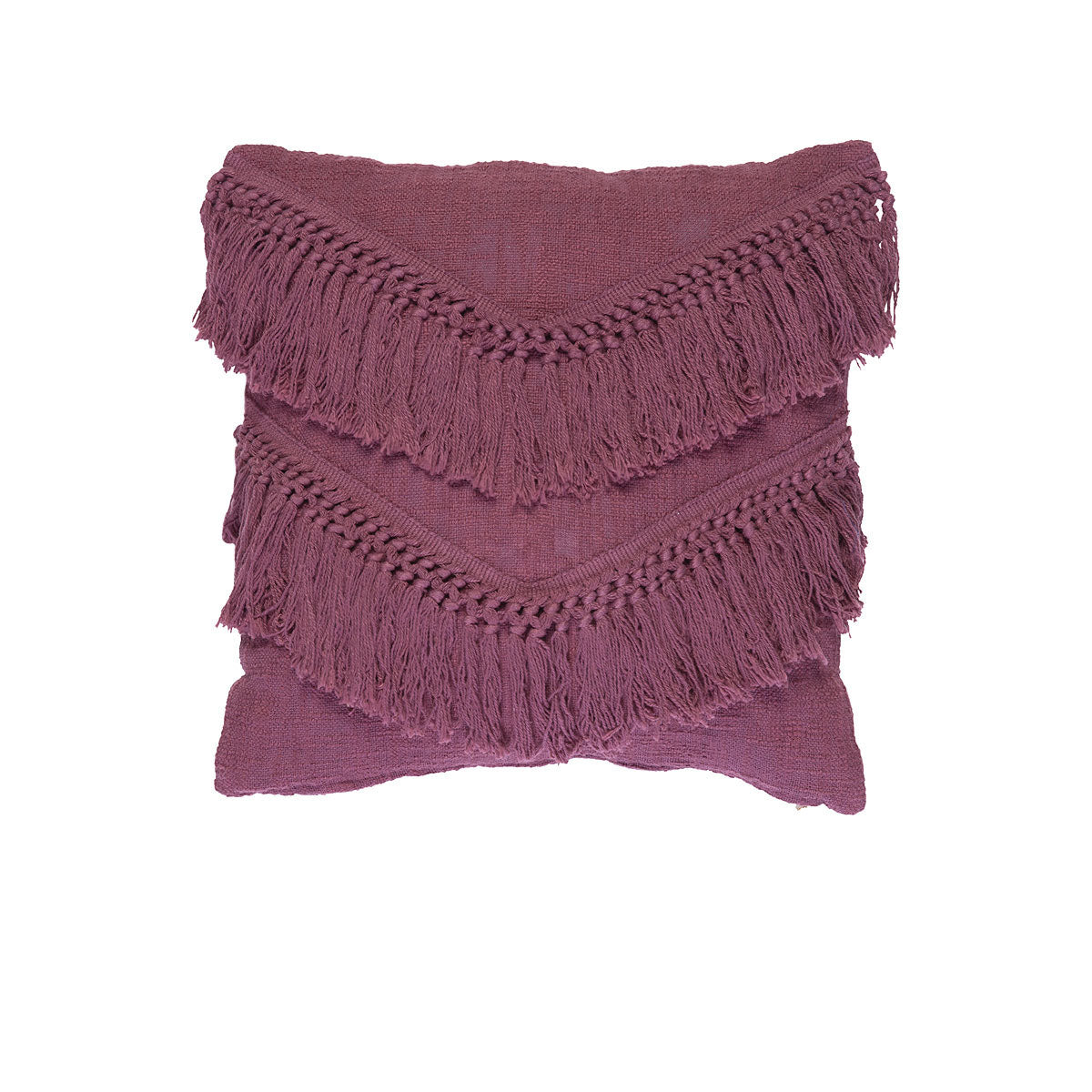 Bedding House Heather Plum Luxury Cotton Cushion