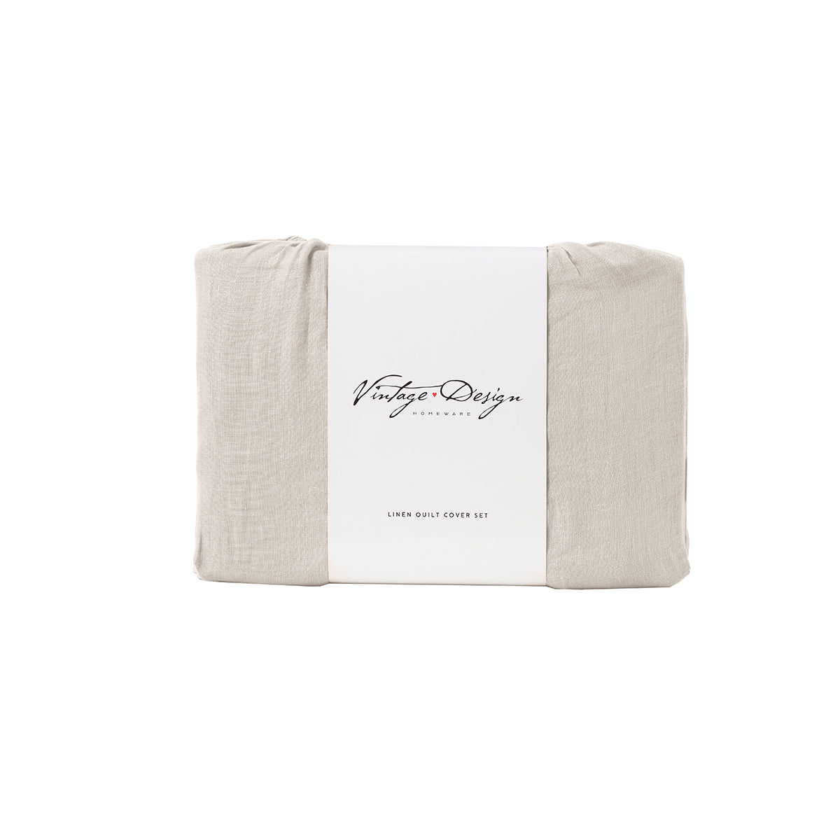 100% French Linen Quilt Cover Set - Super King