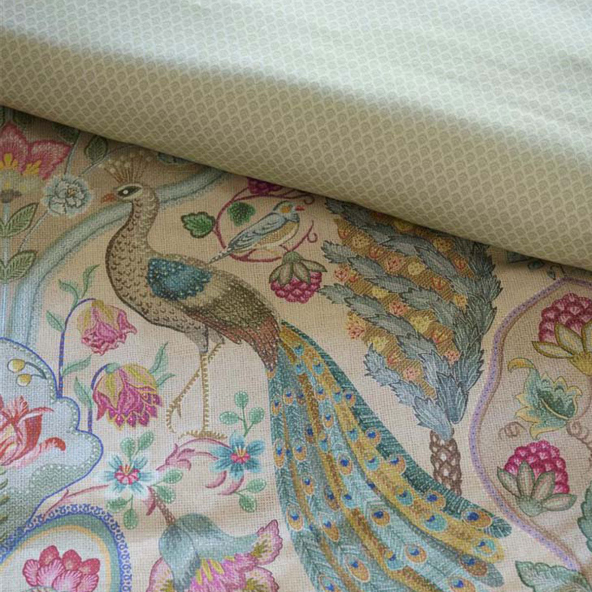 Pavoni Off White Cotton Quilt Cover Set - Queen