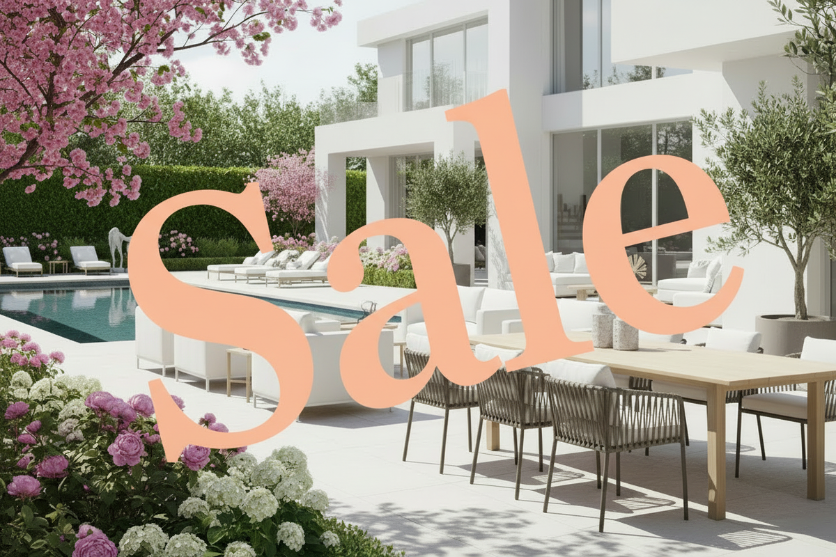 Sale Banner with Diagonal Text