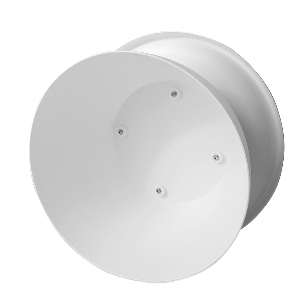 Round Coffee Table 71cm | Mushroom Pedestal Design | White