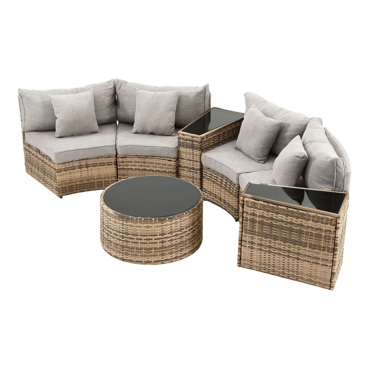 7-Piece Outdoor Set | PE Rattan Furniture