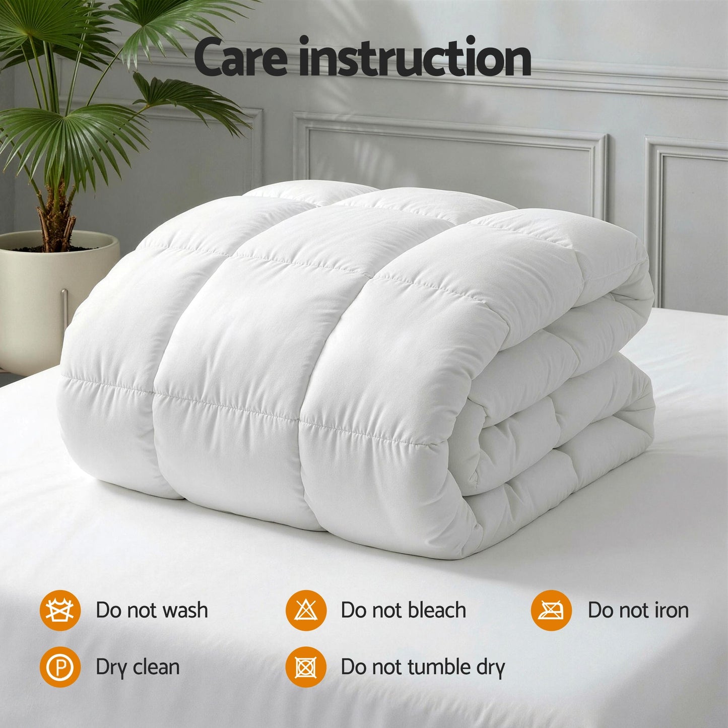 100% Extra Thick Wool Quilt 800GSM - Double