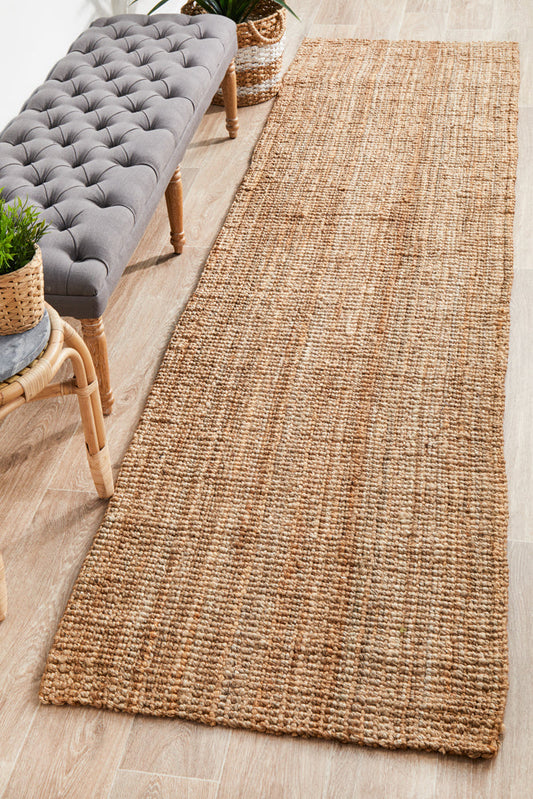 Natural Jute Floor Runner - 300X80CM
