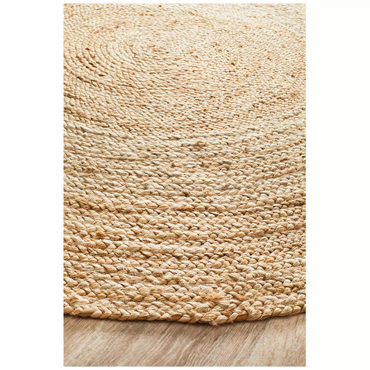 Natural Jute Indoor Floor 200x200cm | Square Rug