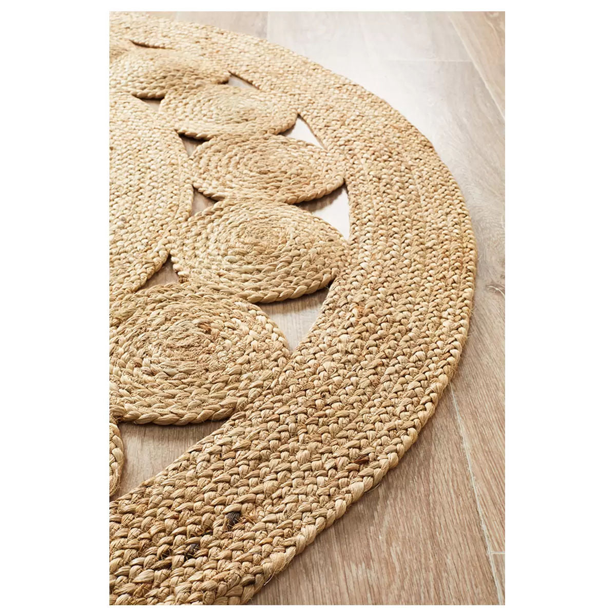 Atrium Natural Jute Small Rug - Hand-Braided