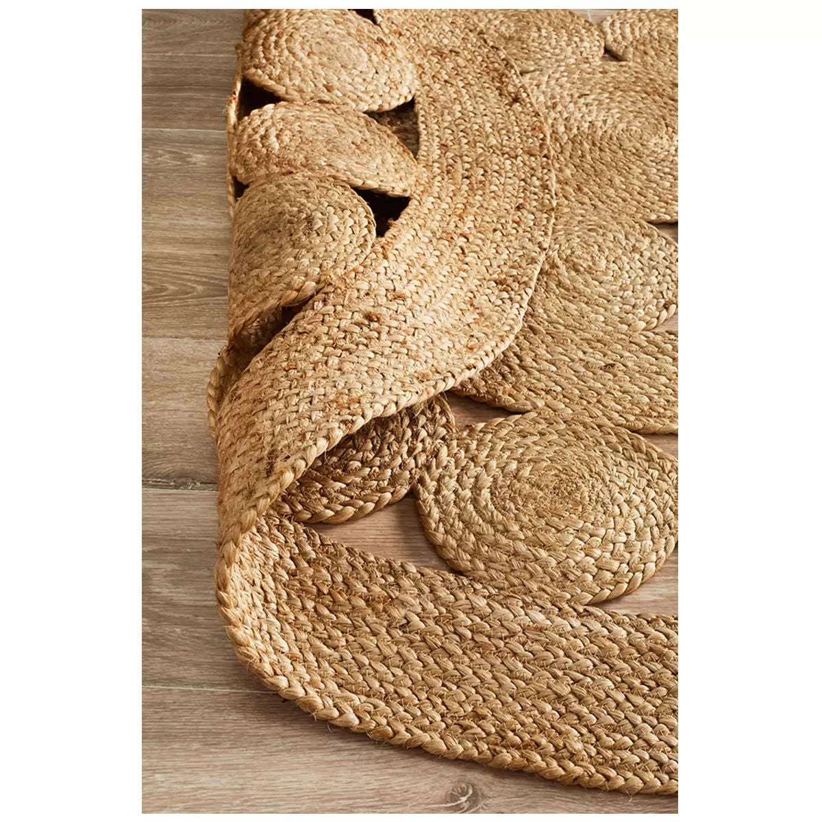 Atrium Natural Jute Small Rug - Hand-Braided