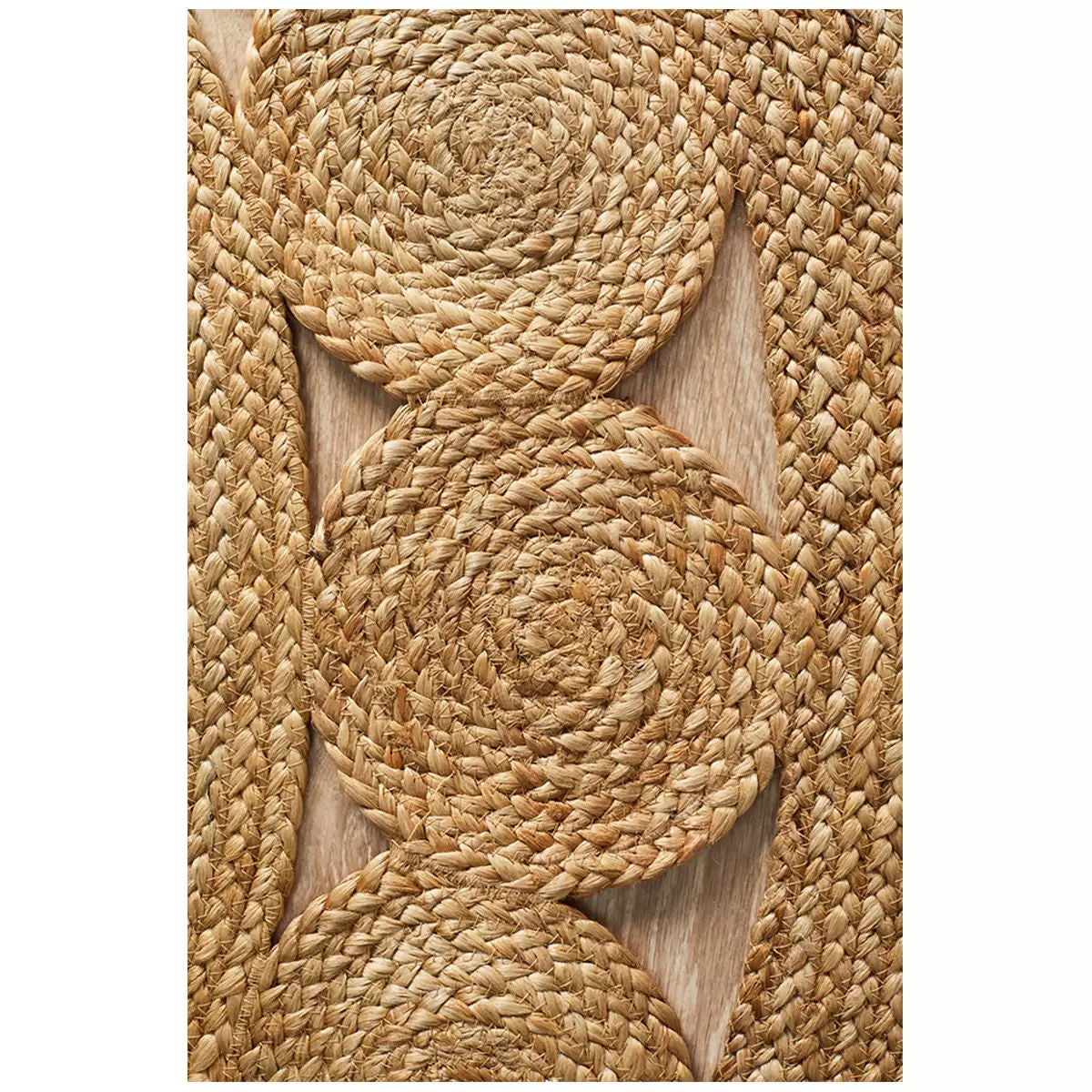 Atrium Natural Jute Small Rug - Hand-Braided
