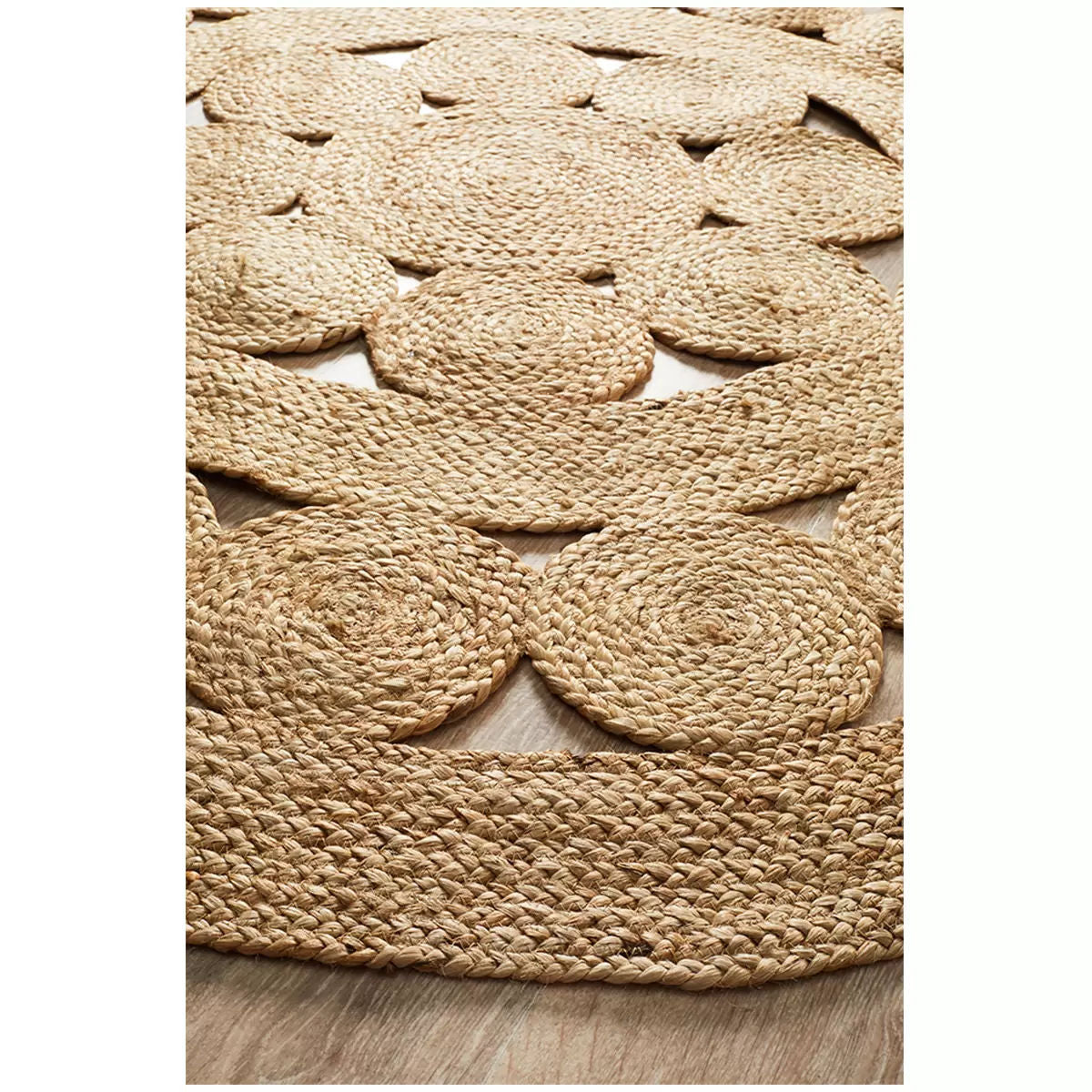 Atrium Natural Jute Small Rug - Hand-Braided