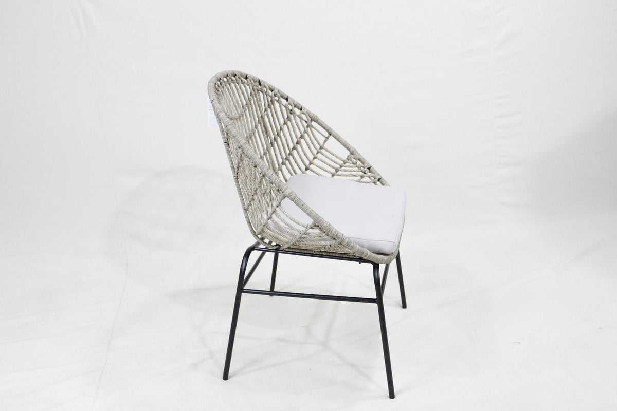 3-Piece Outdoor PE Wicker Furniture Set
