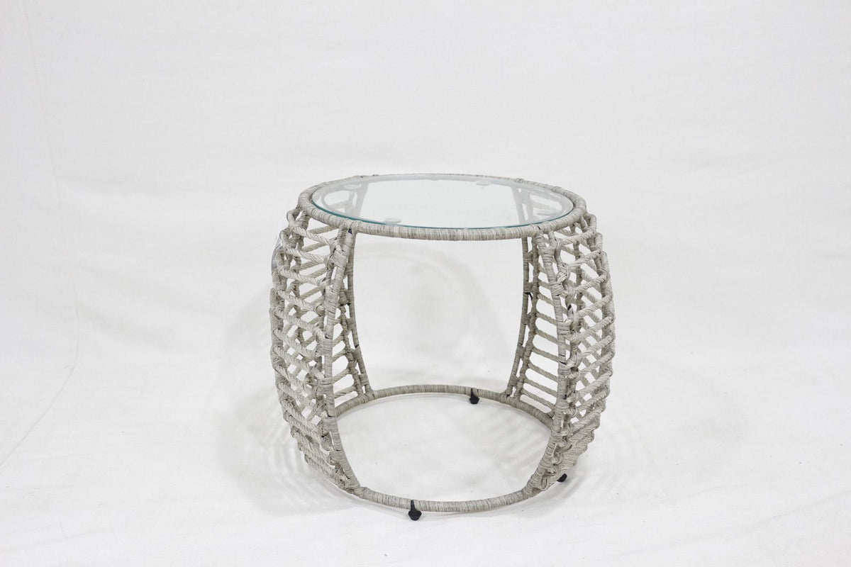 3-Piece Outdoor PE Wicker Furniture Set