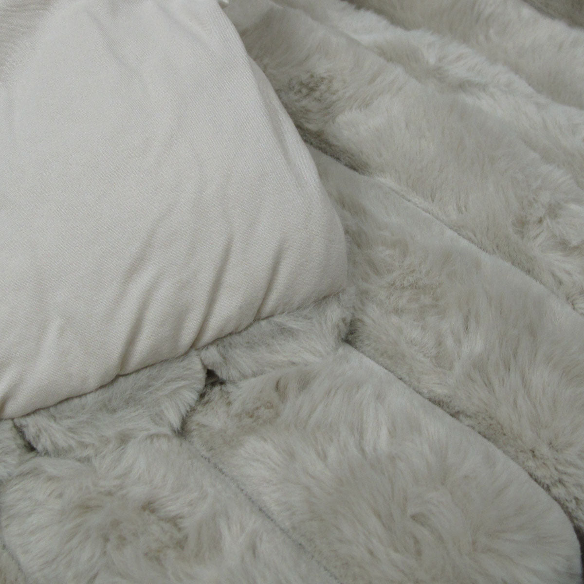 Faux Bunny Fur Comforter Set - Queen