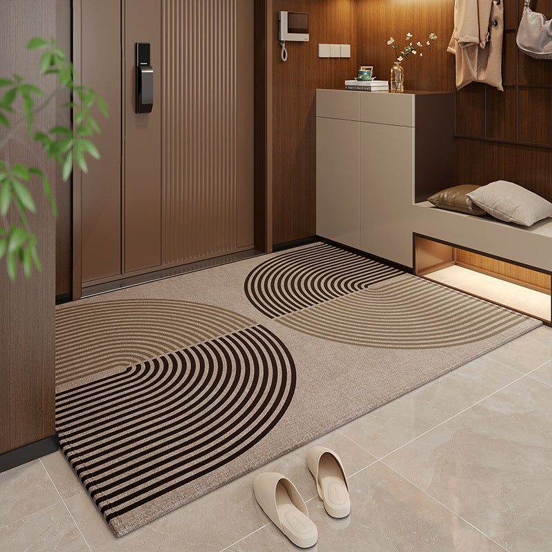 Non-Slip Entryway Doormat | Brown Indoor Outdoor Welcome Rug 50x80cm Style 5