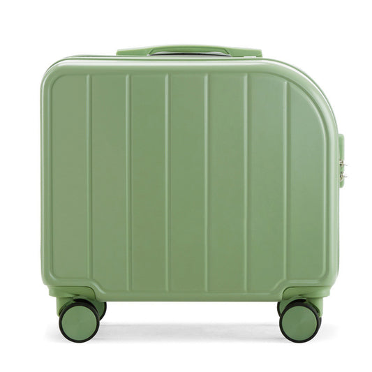 Green Hardside Carry-On Suitcase | 18" Lightweight ABS Spinner Luggage
